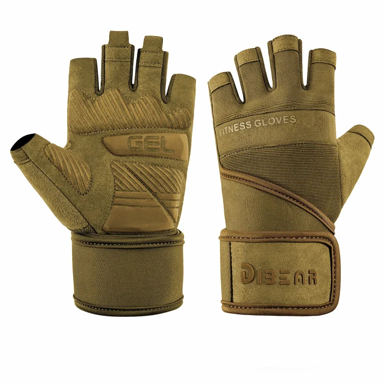 Gants Crossfit hybrides kaki