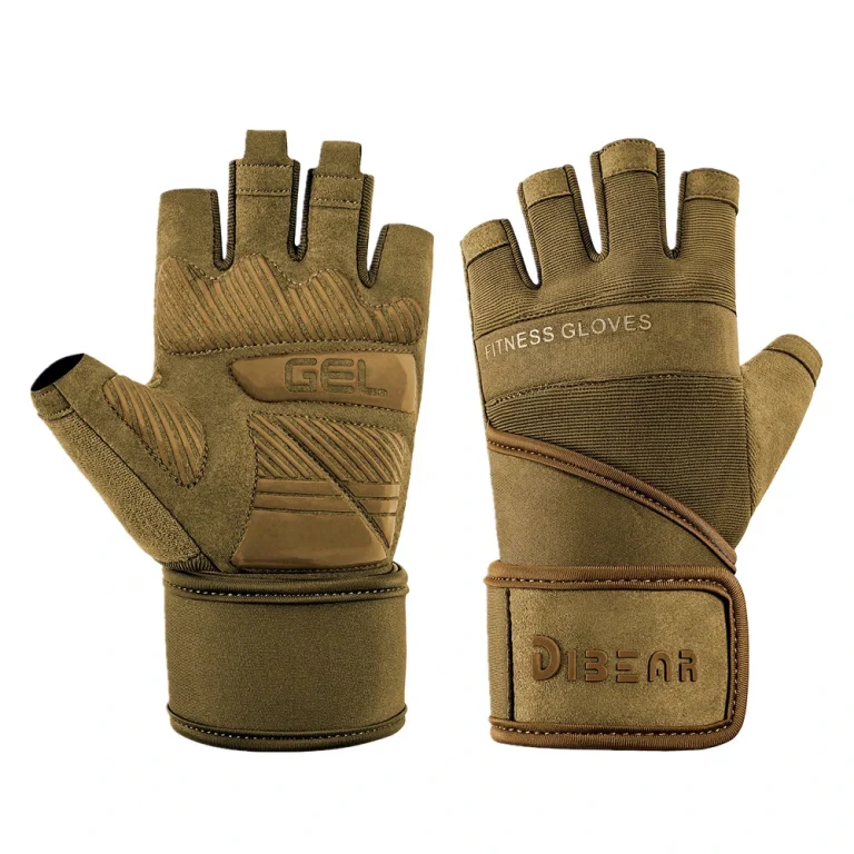 Gants Crossfit hybrides kaki