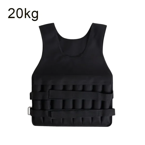 Gilet lesté CrossFit noir 20kg
