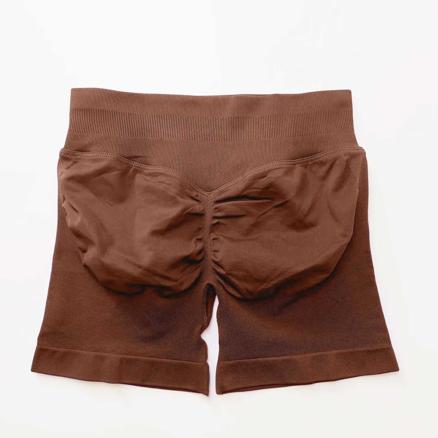 Short Crossfit legging femme marron