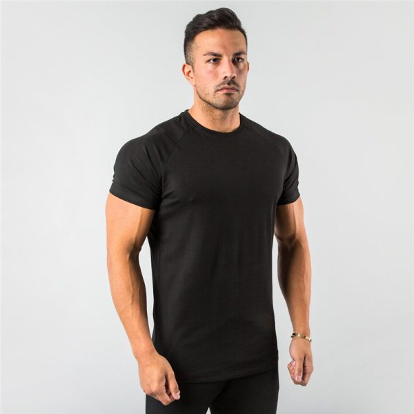 T-shirt CrossFit près du corps noir