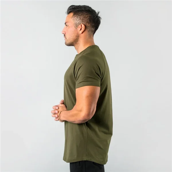 T-shirt CrossFit près du corps vert