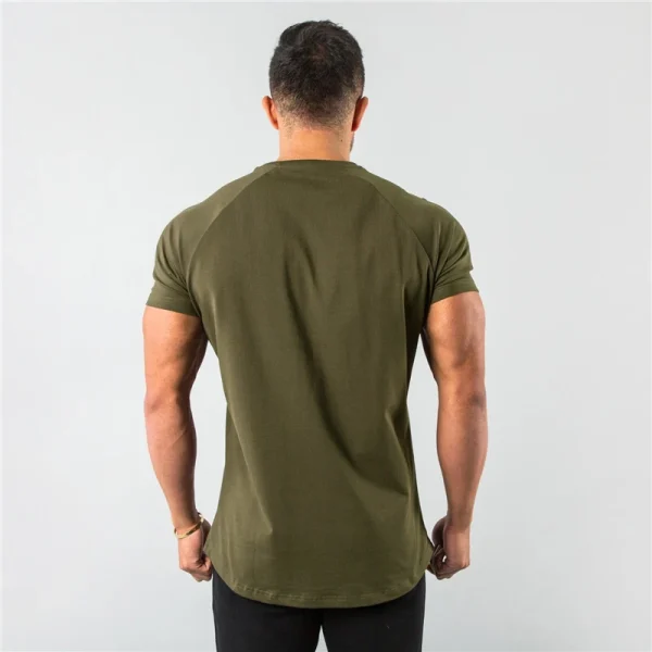 T-shirt CrossFit près du corps vert