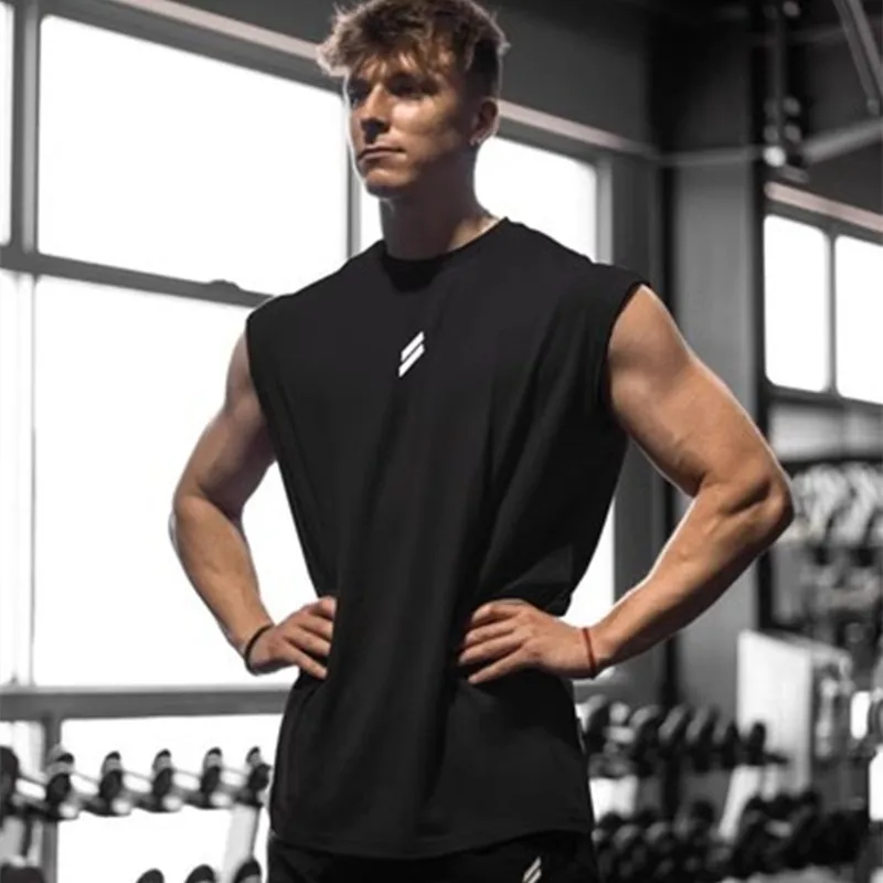 T shirt sans manche CrossFit noir
