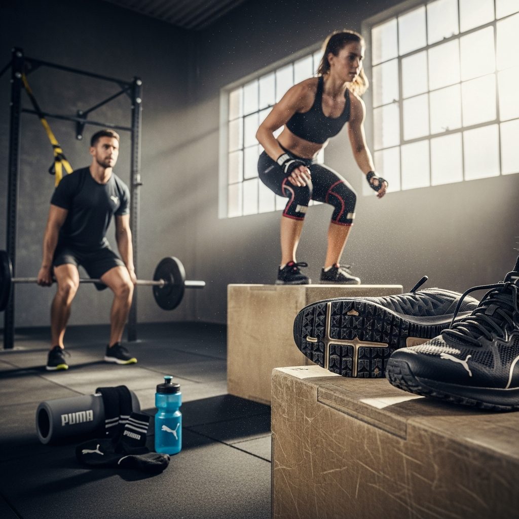 puma crossfit : performance et fiabilité pour vos WOD. Tests réels, guide achat chaussures, grips et accessoires. Pour débutants comme athlètes confirmés, découvrez pourquoi Puma optimise stabilité, grip et récupération pendant vos sessions CrossFit.