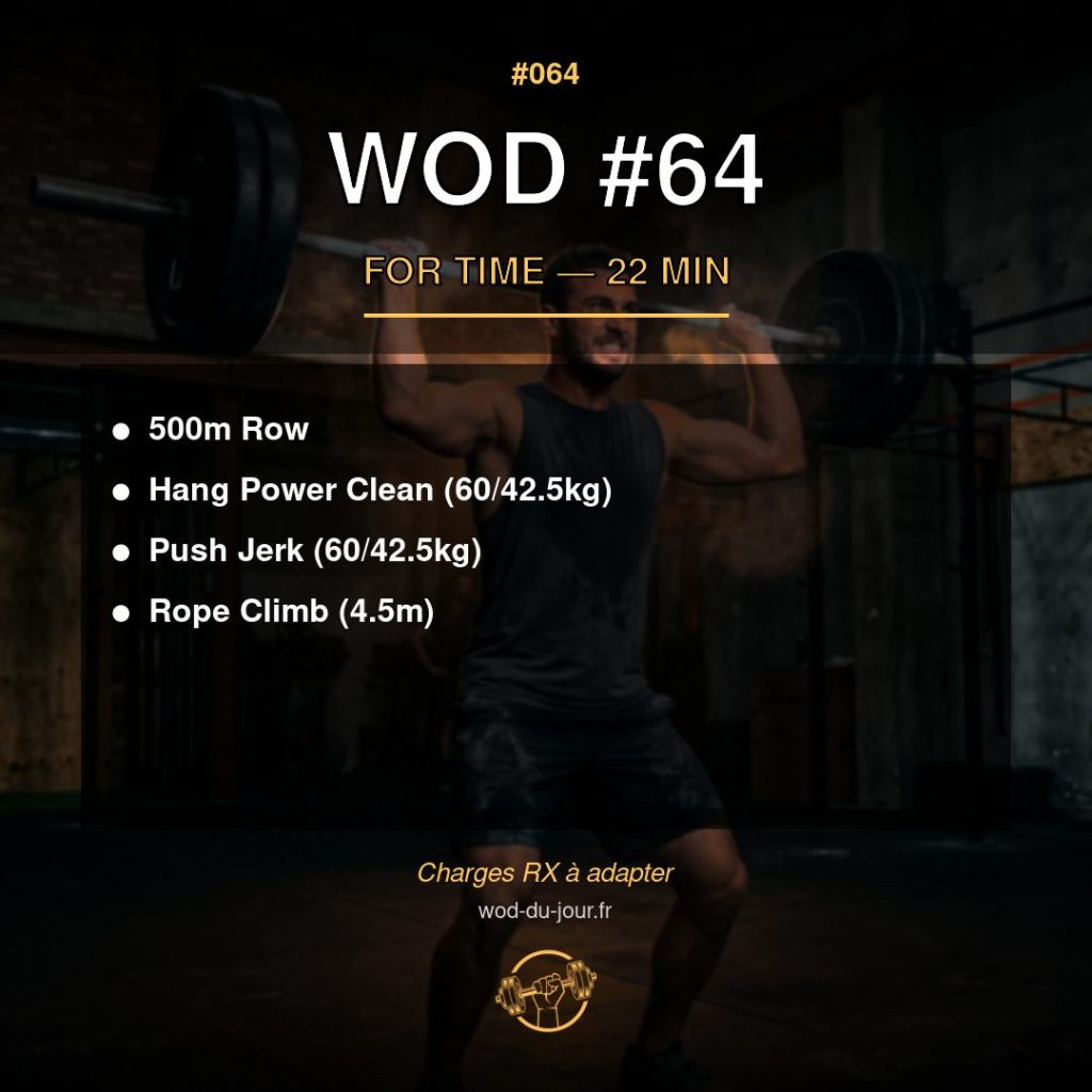 WOD #64 CrossFit — infographie
