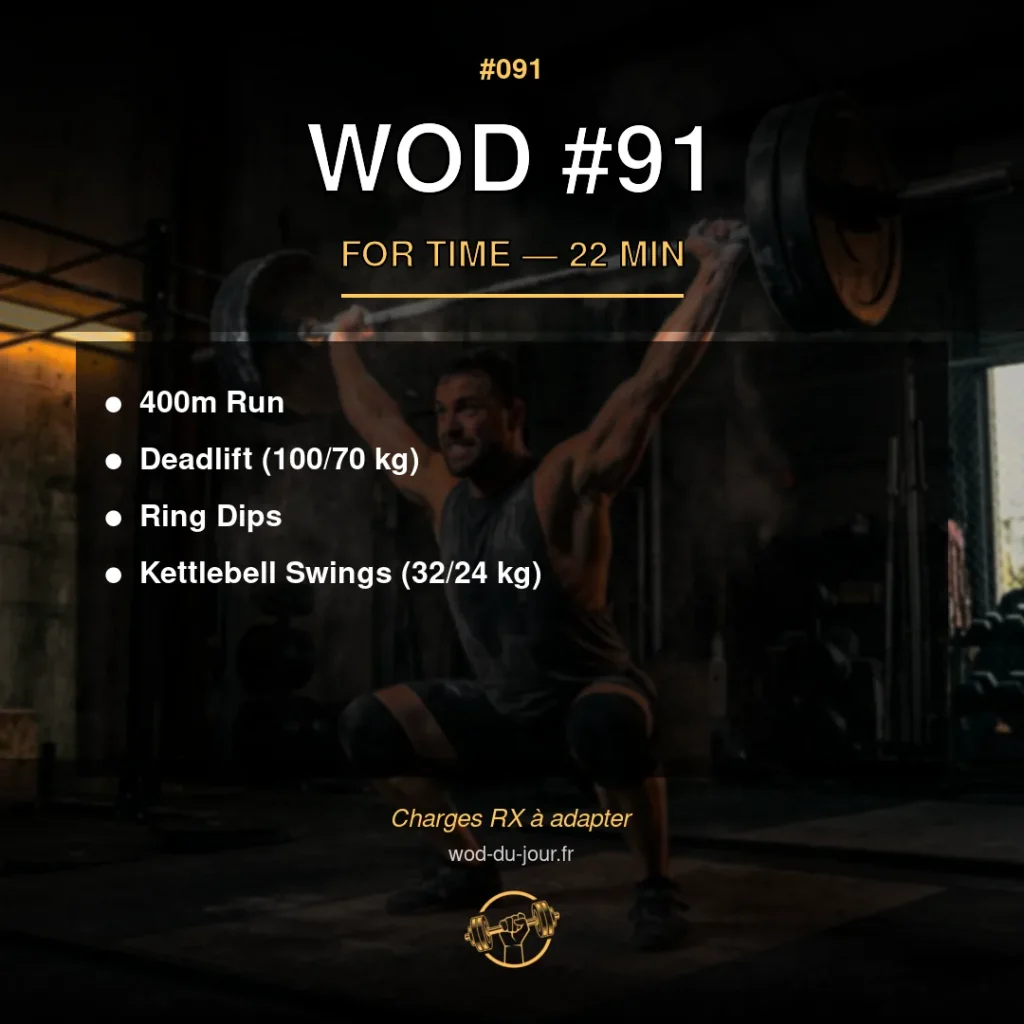 WOD #91 CrossFit — infographie