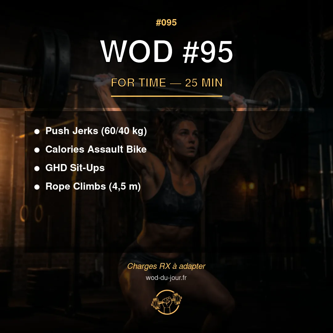 WOD #95 CrossFit — infographie