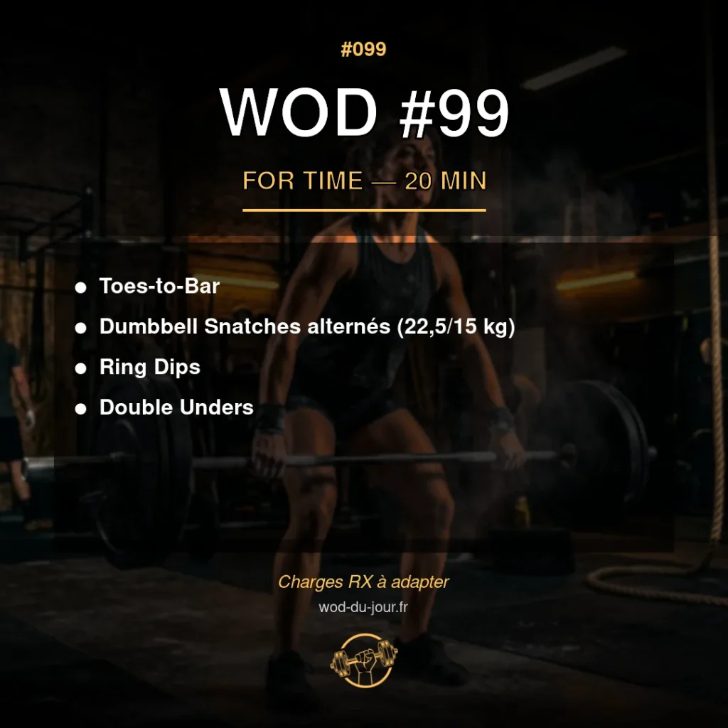 WOD #99 CrossFit — infographie