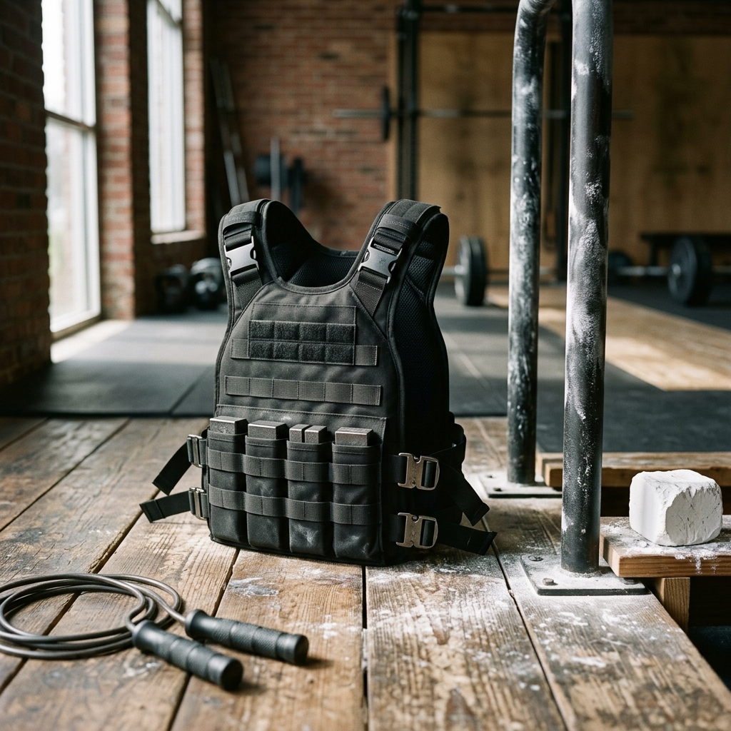 Gilet lesté crossfit : pour débuter en crossfit - illustration