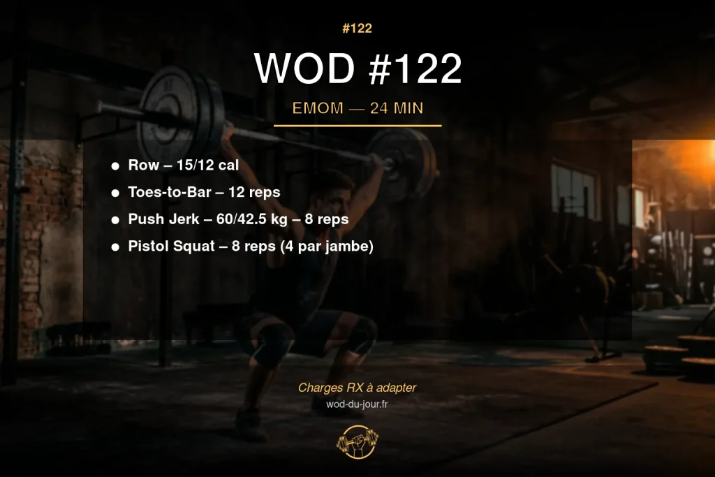WOD #122 CrossFit — infographie