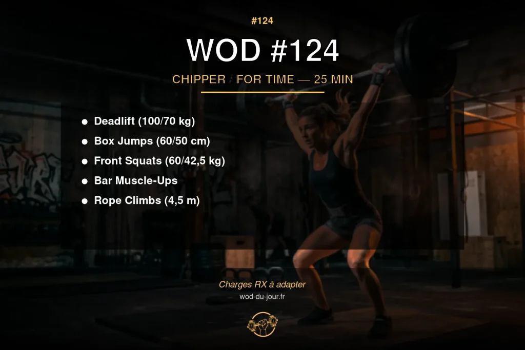 WOD #124 CrossFit — infographie