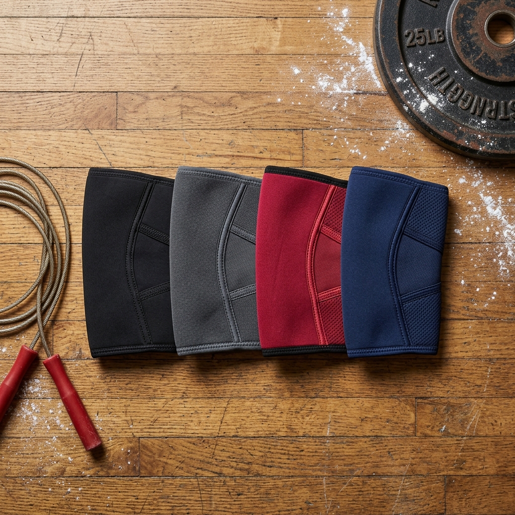 Genouillère crossfit : comparatif marques (reebok vs nike vs picsil vs nobull) - illustration