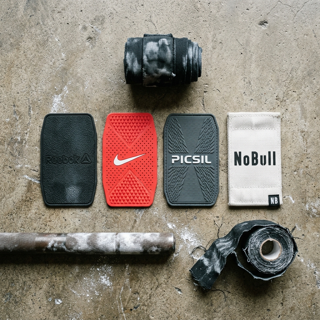 Patch crossfit : comparatif marques (reebok vs nike vs picsil vs nobull) - illustration