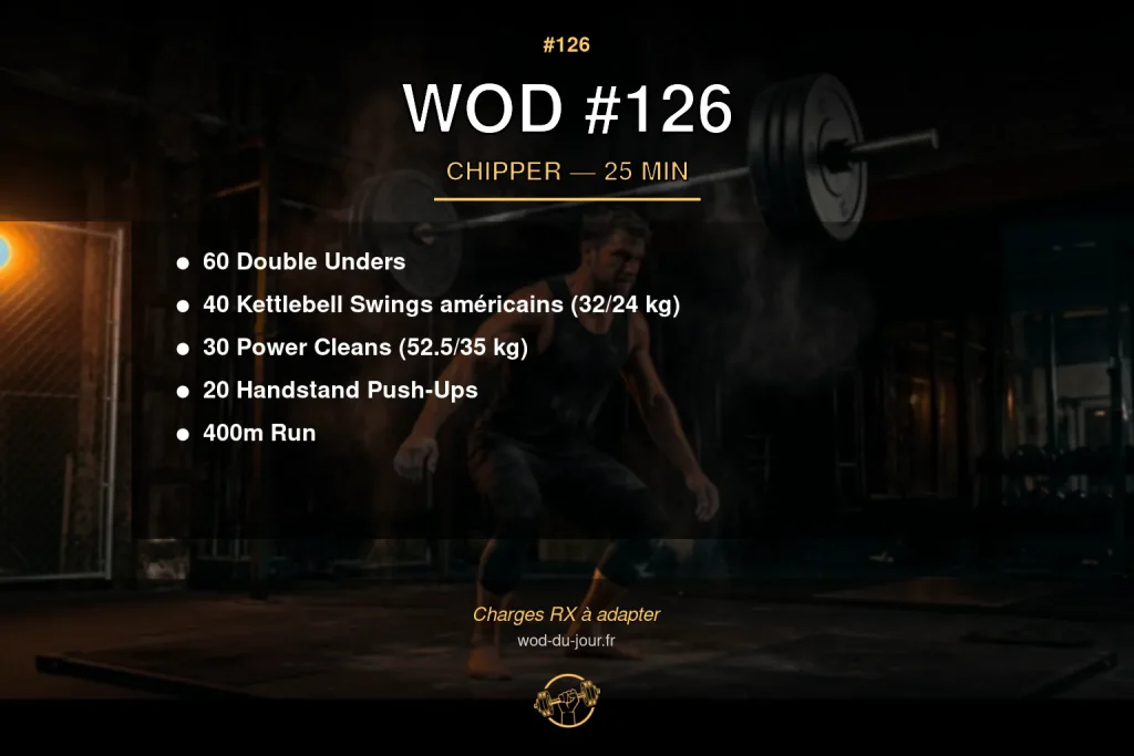 WOD #126 CrossFit — infographie