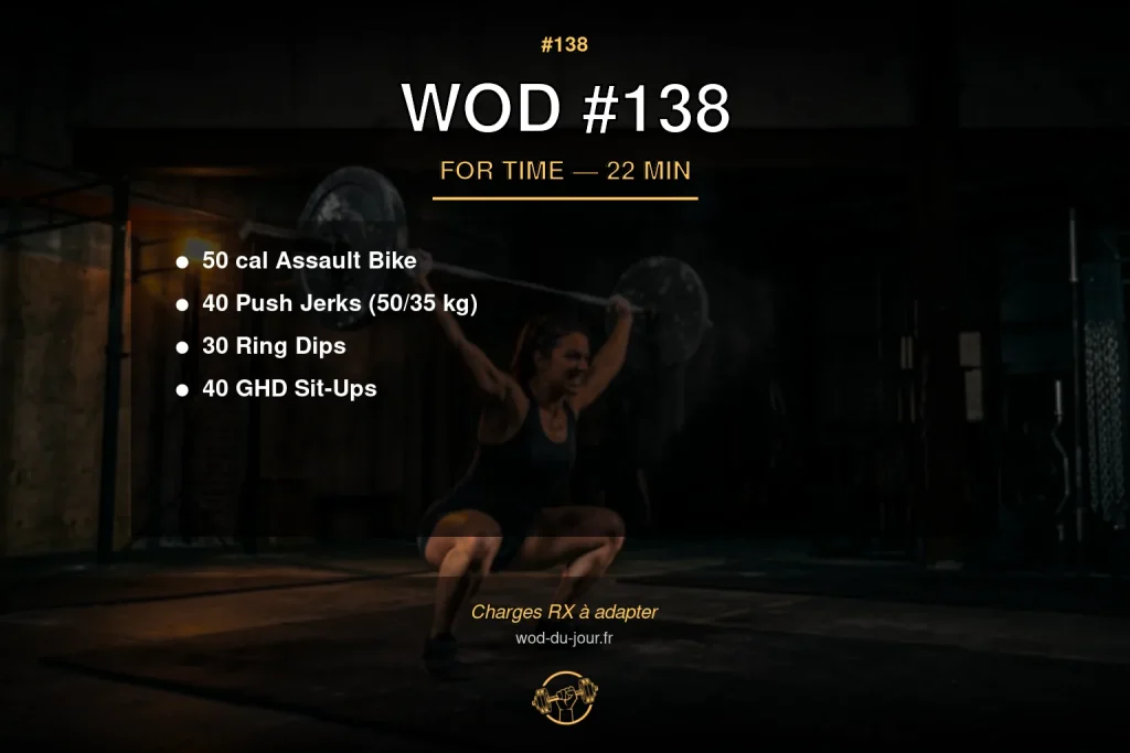 WOD #138 CrossFit — infographie