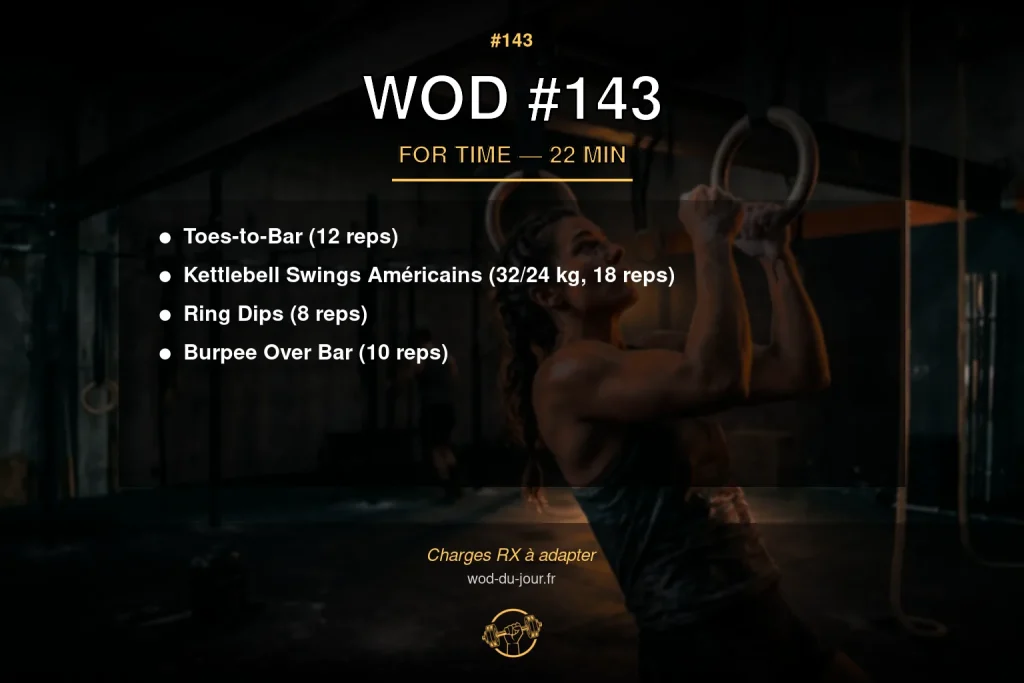 WOD #143 CrossFit — infographie
