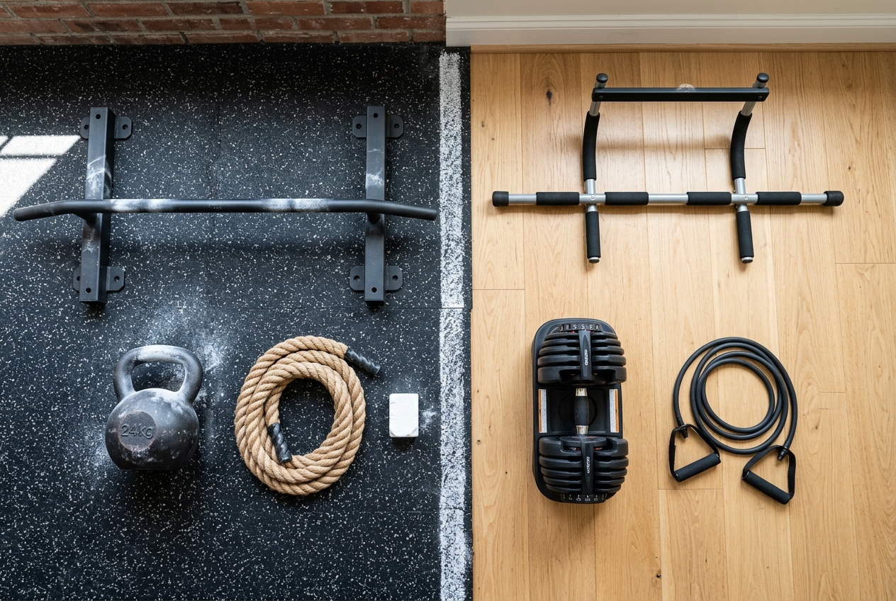 Wod chelsea crossfit : matériel nécessaire (rx vs alternative home gym) - illustration